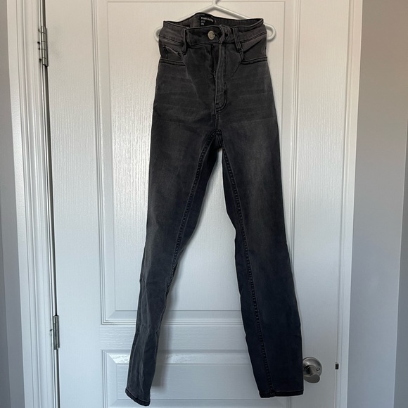 Skinny leg grey wash stretch denim - Picture 1 of 4